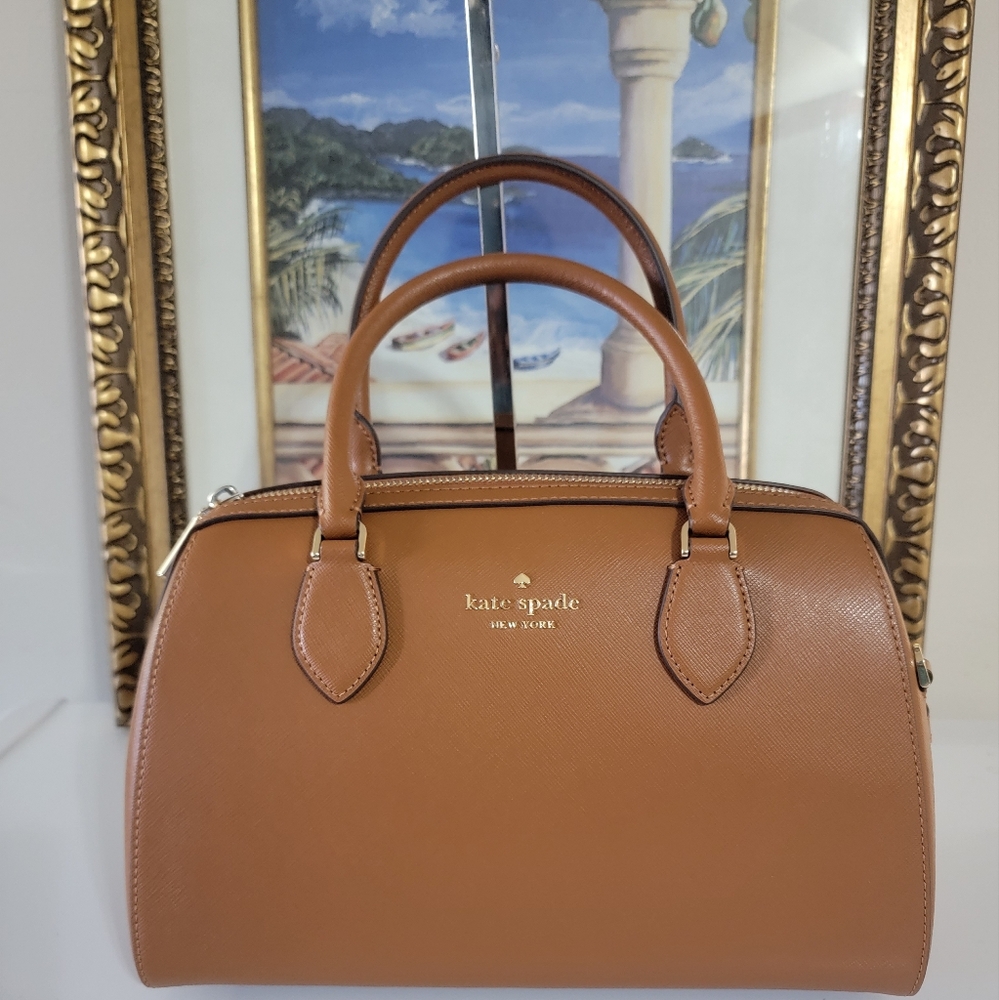 NWT Kate Spade large duffle saffiano leather satchel